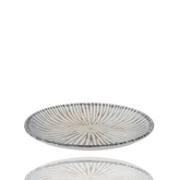 porcelain flat plate coral design